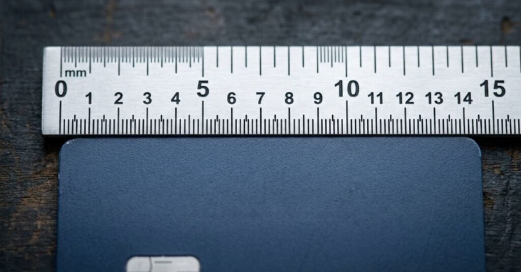 Credit Card Length (Very Close Reference)
