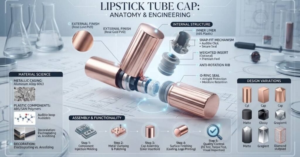 Lipstick Tube Cap