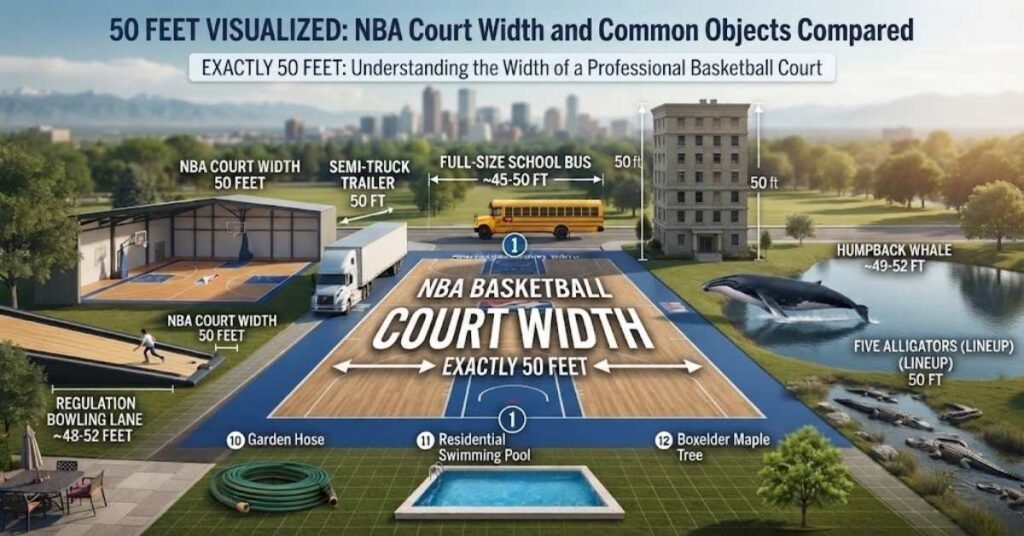 NBA Basketball Court Width