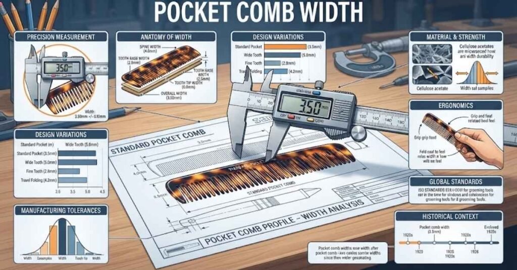 Pocket Comb Width