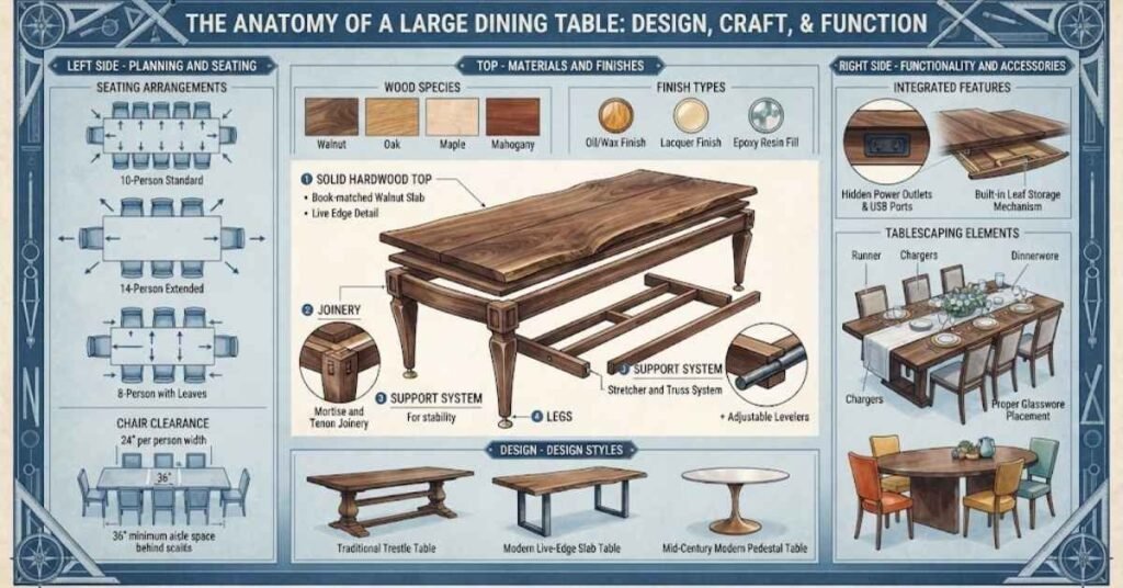 Large Dining Table