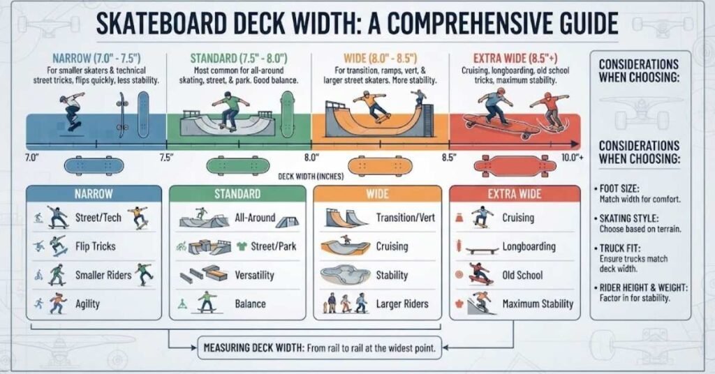 Skateboard Deck Width