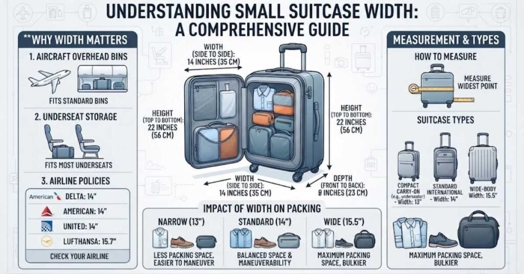Small Suitcase Width