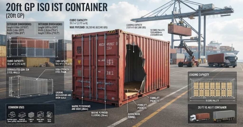 Standard Shipping Container (20 ft)