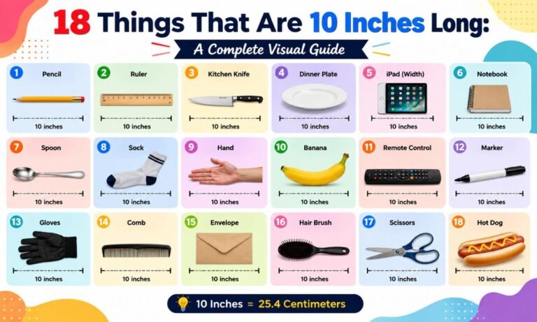 18 Things That Are 10 Inches Long: A Complete Visual Guide