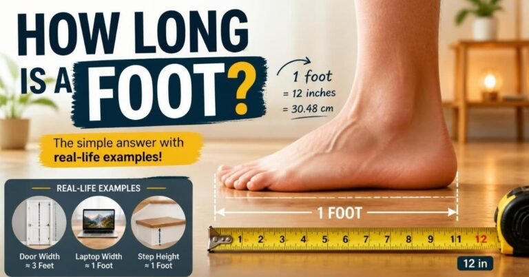 how long is a foot