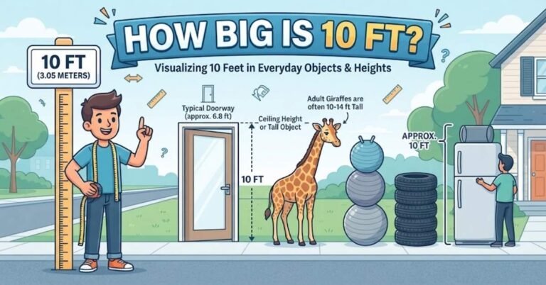 how big is 10 ft