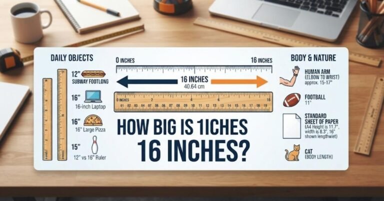 how big is 16 inches