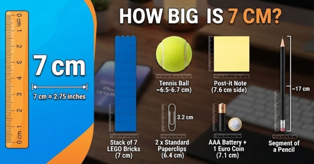 how big is 7 cm